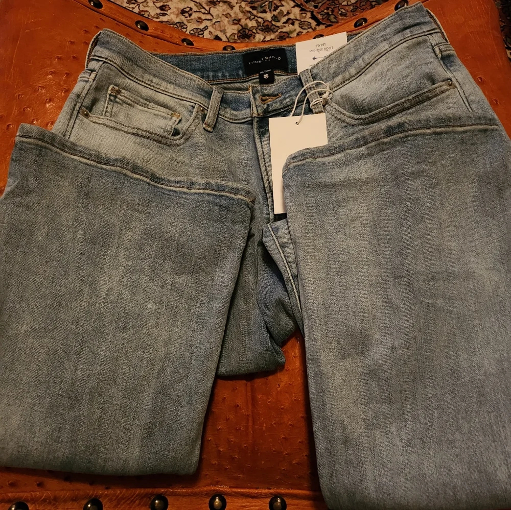 NWT Lucky Mid Rise Jeans size 10